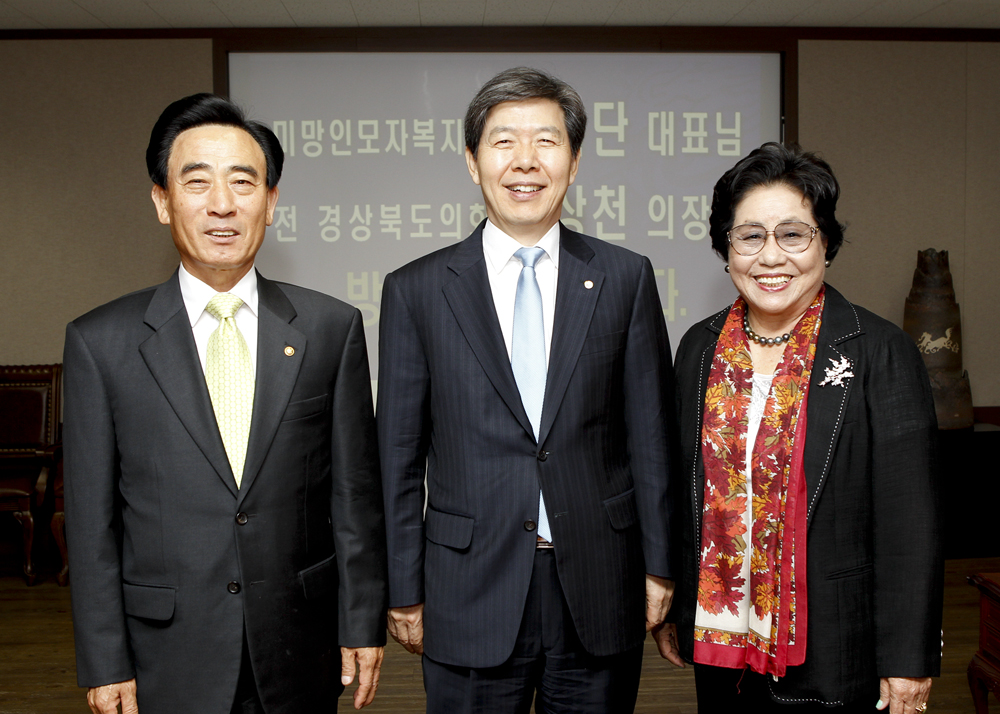안목단, 이상천 만학도 접견 및 오찬(2012-5-14) 