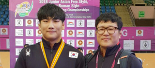 Han Hyun-soo of the Wrestling Team Wins ‘Bronze’ at the Junior Asian Wrestling Championships