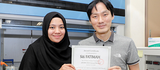 School of Materials Science and Engineering Siti Fatimah Awarded at International Academic Conference