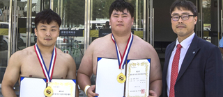 YU Wins Two Golds in the Presidential Ssireum Championship