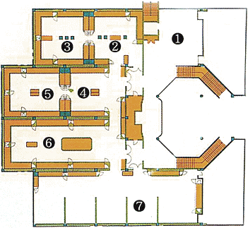 Guide Map of the Second Floor